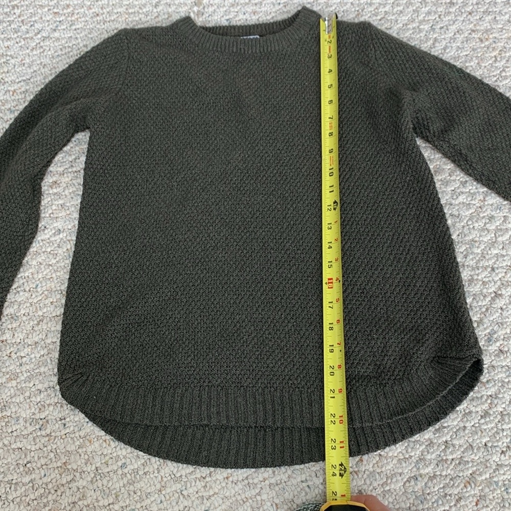Pink Clover Dark Green Crew Neck Sweater